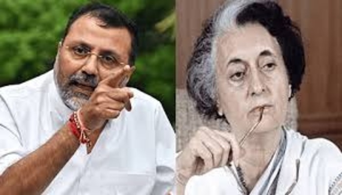 Nishikant Dubey allegations against Indira Gandhi