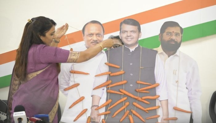 Rohini khadse criticized mahayuti government