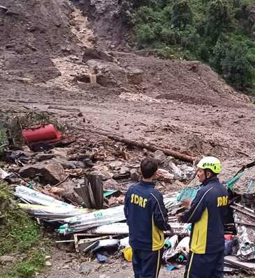 9 workers missing after landslide following cloudburst in Uttarakhand