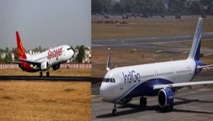IndiGo and SpiceJet flights
