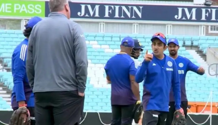 Gautam Gambhir and Oval Pitch curator's argument