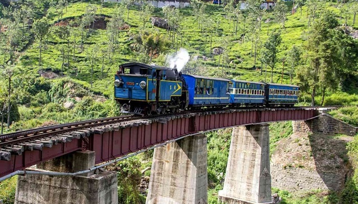 Hill Station With Toy Trains