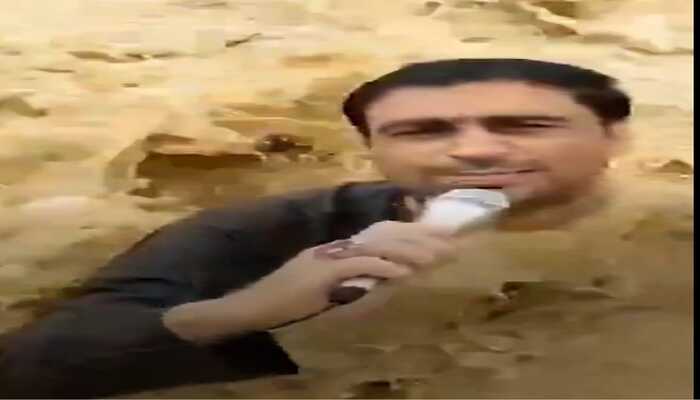 Journalist washed away during live broadcast of floods in Pakistan