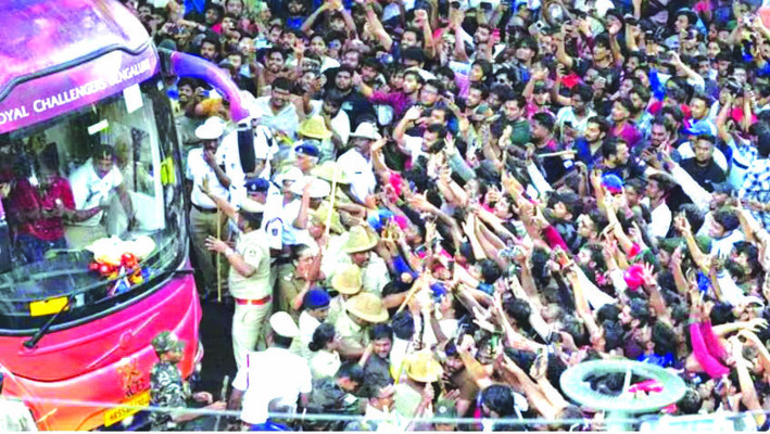 Bengaluru stampede/Virat Kohli