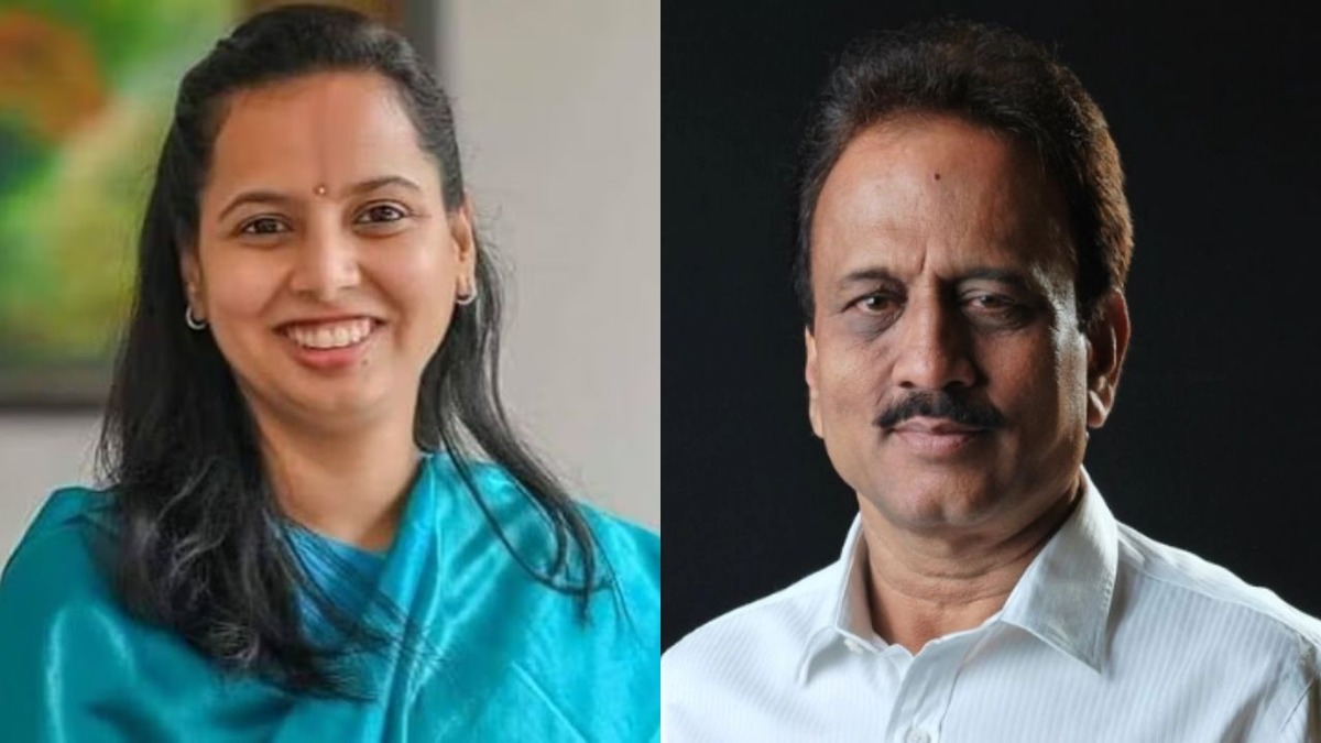Aditi Tatkare and Girish Mahajan