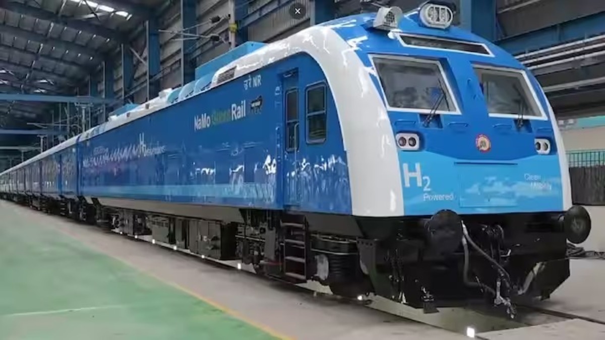 India's first hydrogen train to run soon.