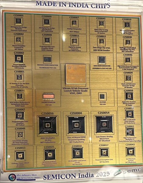 India Unveils Fully Indigenous Microprocessor Chip 'Vikram'