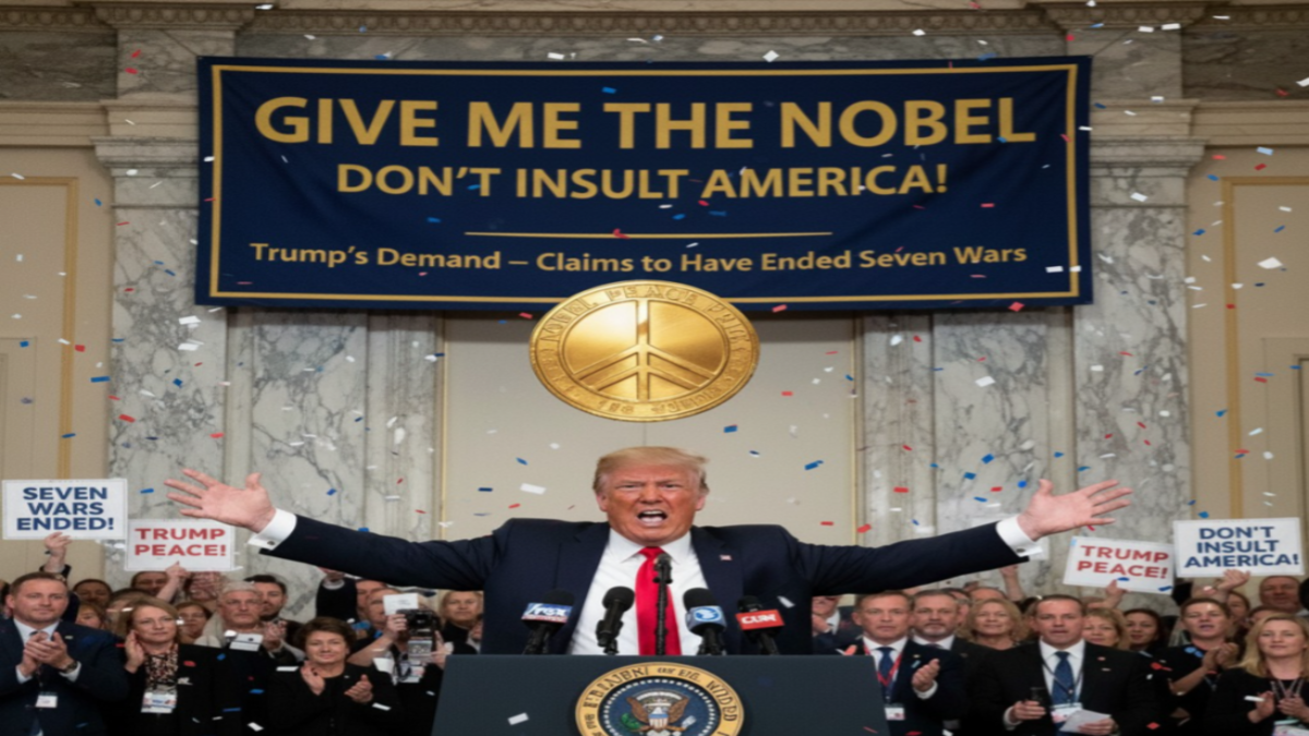 Trump Demands Nobel Peace Prize