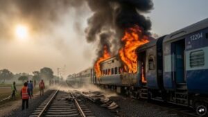 Garib Rath Fire