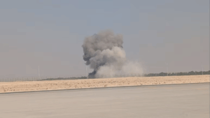 Tejas fighter jet crashes