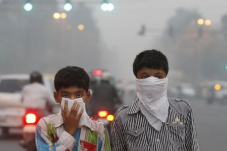Winter air pollution in India