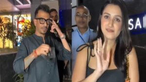 Yuzvendra Chahal and Shefali Bagga