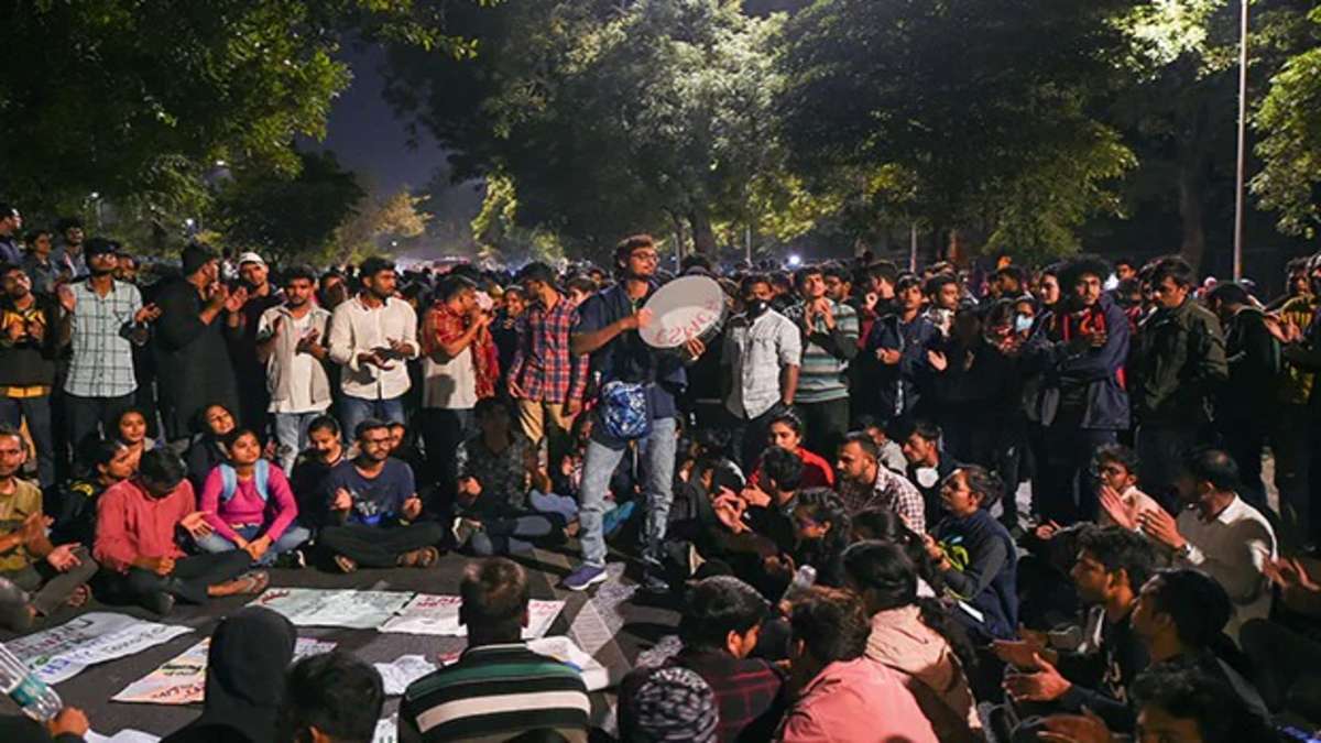 Delhi JNU Protest 
