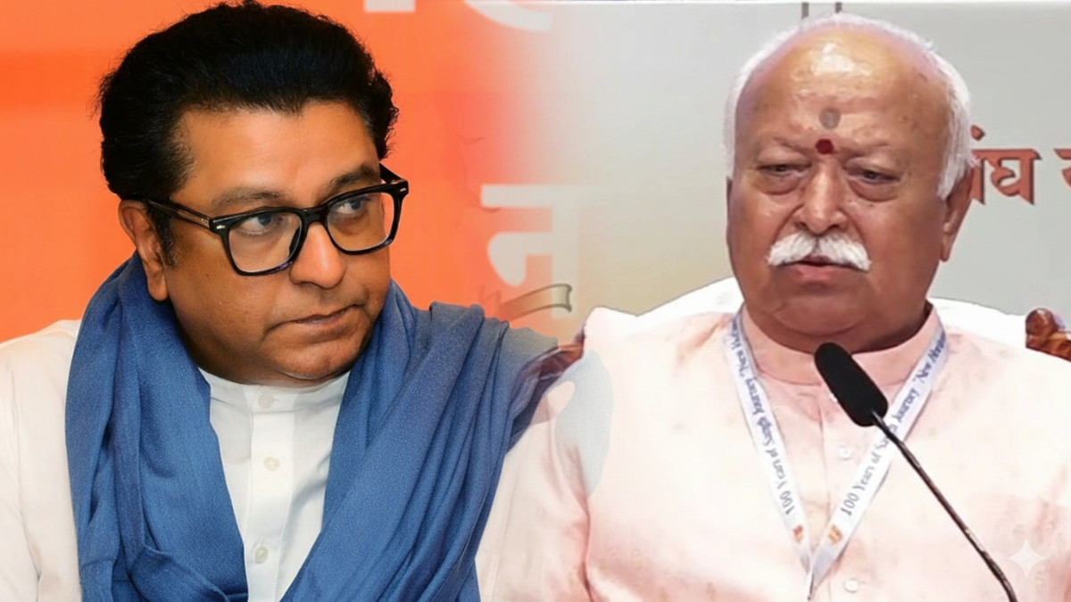 Raj Thackeray and Mohan Bhagwat