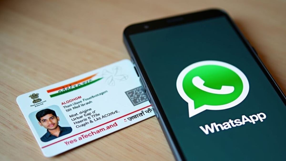 Aadhaar Download on WhatsApp