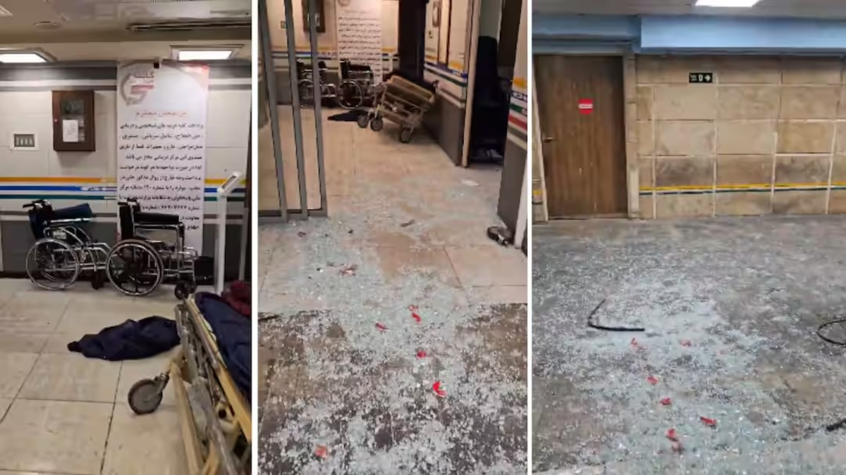 Israel attacked on Gandhi Hospital in Tehran