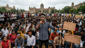Railway Candidates Protest