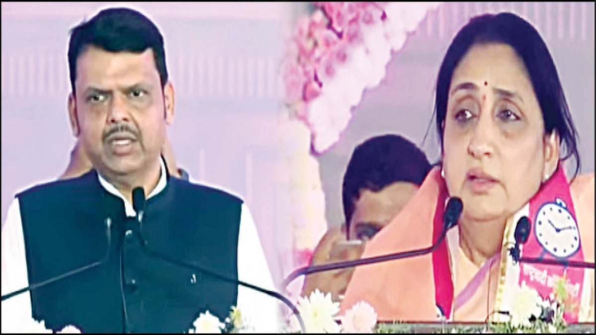 Record Voting Appeal in Baramati ! Fadnavis Endorses Sunetra Pawar