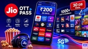 Jio OTT Pass Offer: जिओचा धमाका! फक्त 200 रुपयांत 15 ओटीटी आणि 1,000 टीव्ही चॅनेल्स; पाहा डिटेल्स