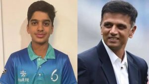 Cricket News : 'द वॉल'चा वारसदार तयार! राहुल द्रविडचा लहान मुलगा अन्वयची टीम इंडियात निवड