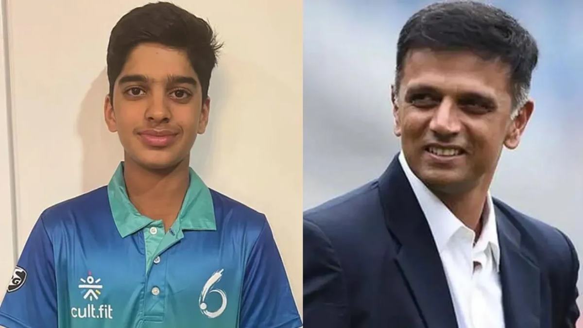 Cricket News : 'द वॉल'चा वारसदार तयार! राहुल द्रविडचा लहान मुलगा अन्वयची टीम इंडियात निवड