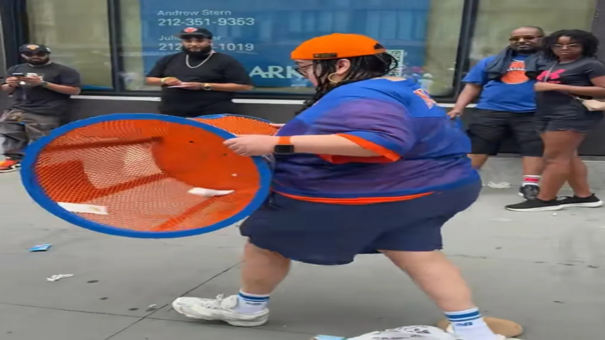 Stealing Trash Can :