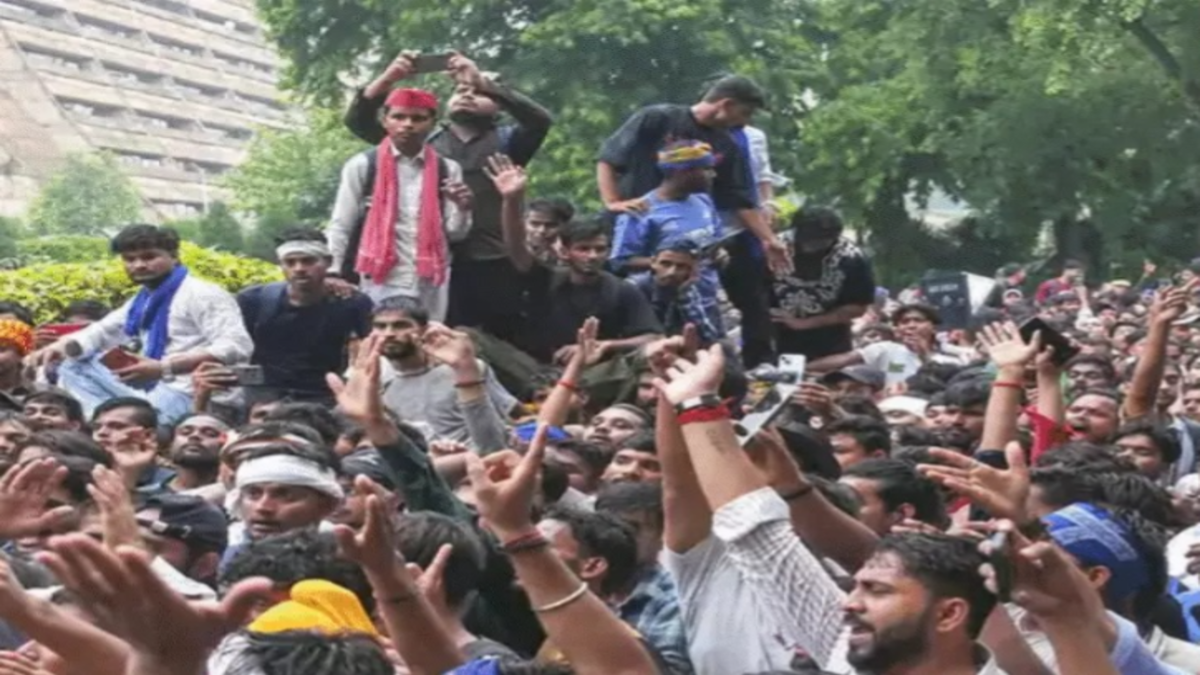 NEET Protest Security Alert