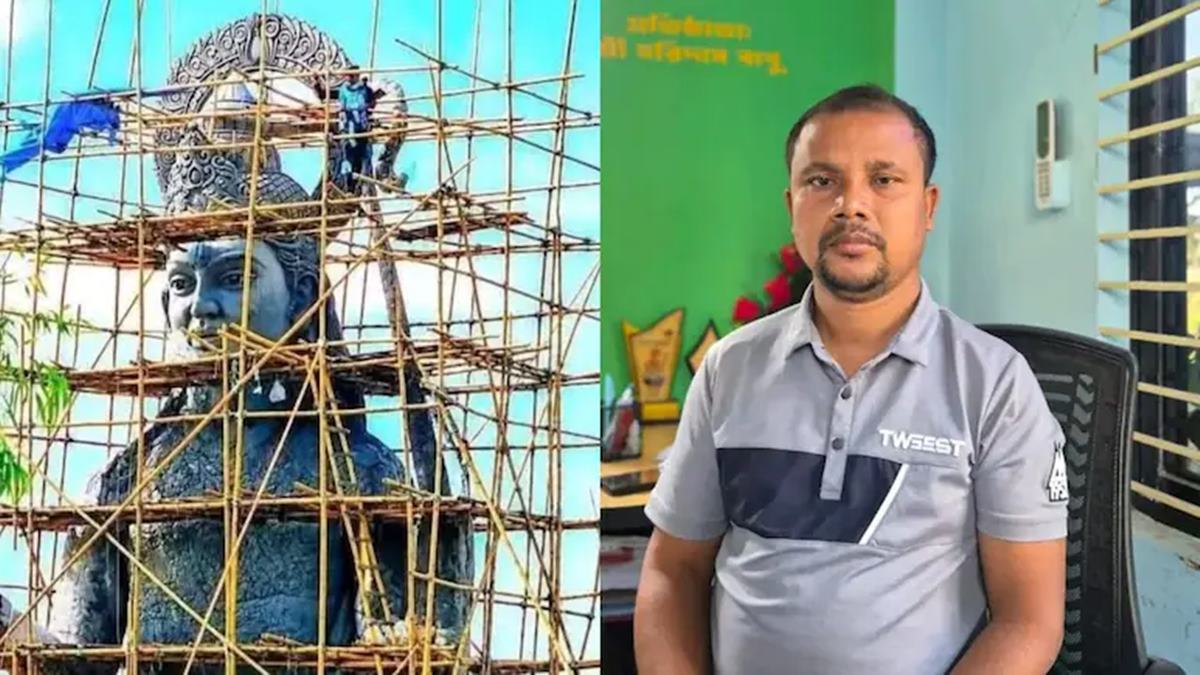 Ram Statue Controversy: 81 फुटांच्या भव्य श्रीराम पुतळ्याच्या उभारणीमागील मुख्य व्यक्तीला अटक; 9 कोटींच्या गैरव्यवहाराचा आरोप