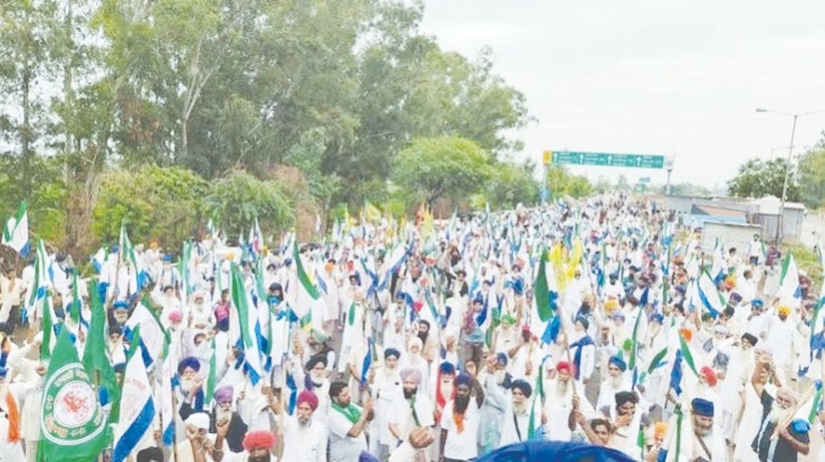 Farmers' March Towards Delhi Halted at Haryana's Shambhu Border